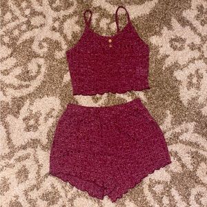 XS pajama tank top and shorts set.